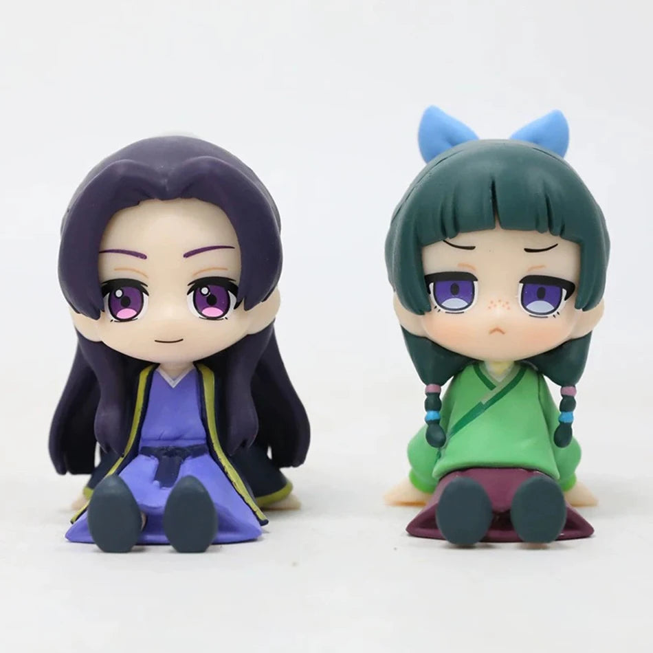The Apothecary Diaries Maomao & Jinshi Mini Figure - Kawaii Anime Desktop Car Ornament Model Gift