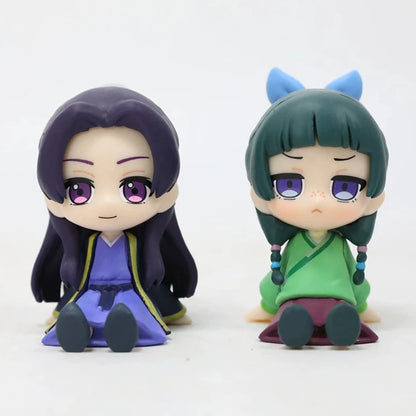 The Apothecary Diaries Maomao & Jinshi Mini Figure - Kawaii Anime Desktop Car Ornament Model Gift
