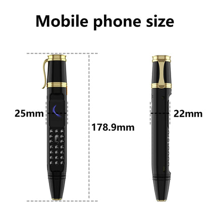 SERVO BM111 3-in-1 Magic Voice Pen Phone – Portable Dual SIM Mobile, Bluetooth Dial Recorder, and Original Telephone Device