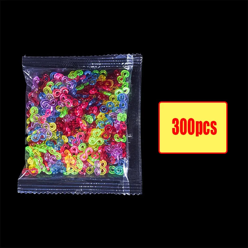 Loom Rubber Bands Bracelet Kit – DIY Woven Lacing & Knitting Craft Toy Gift for Kids