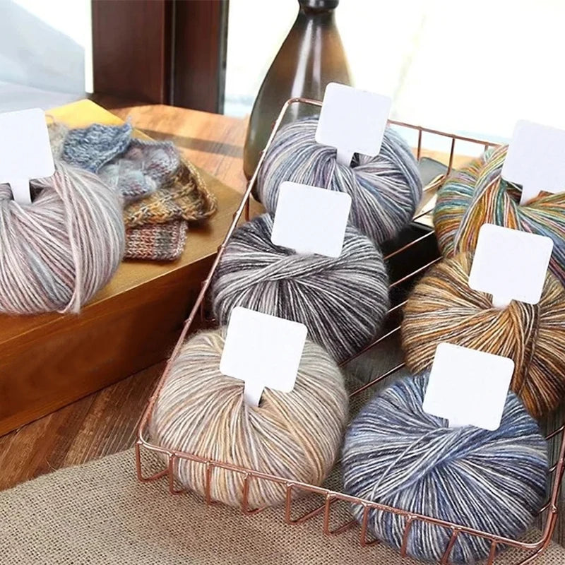 50g/Ball Gradient Cotton Wool Yarn: Soft Milk Yarn for Crochet, Knitting - DIY Scarf, Sweater, Hat Thread