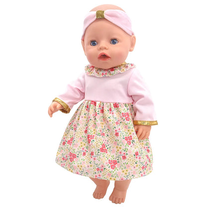18-Inch American Girl Doll Clothes – Coat, Tights & Pants Outfit for Newborn & Baby Dolls