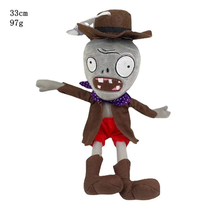 30cm Plants vs. Zombies Plush Toys - Soft Gargantuar, Zombie, and Pirate Zombie Stuffed Dolls for Kids and Fans