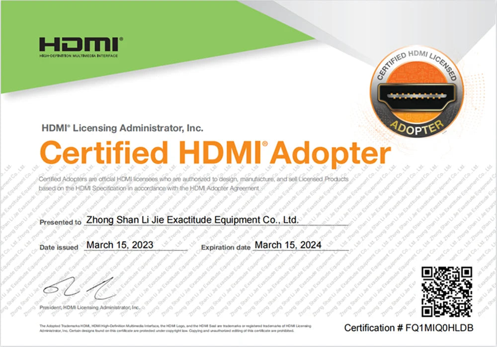 8K HDMI 2.1 Cable – 48Gbps High-Speed Adapter, 4K@120Hz & 8K@60Hz, eARC HDR Video for PC, Laptop, TV Box, PS5, RTX 3080