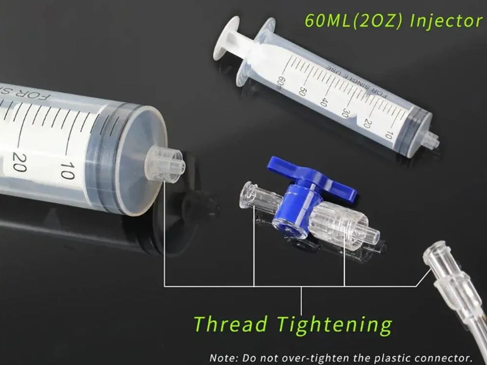 RL225 Tubeless Tyre Injector — Bicycle Sealant Injection Tool with Valve for MTB & Road Bikes