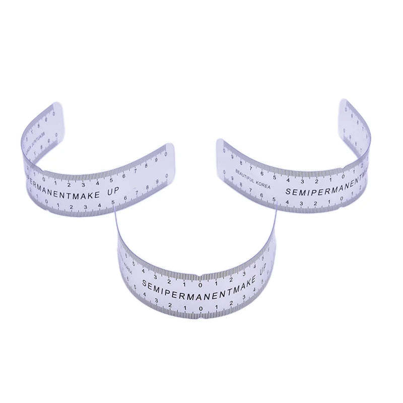 Reusable Eyebrow Mapping Ruler - Microblading Guide Stencil & Precision Makeup Measuring Tool