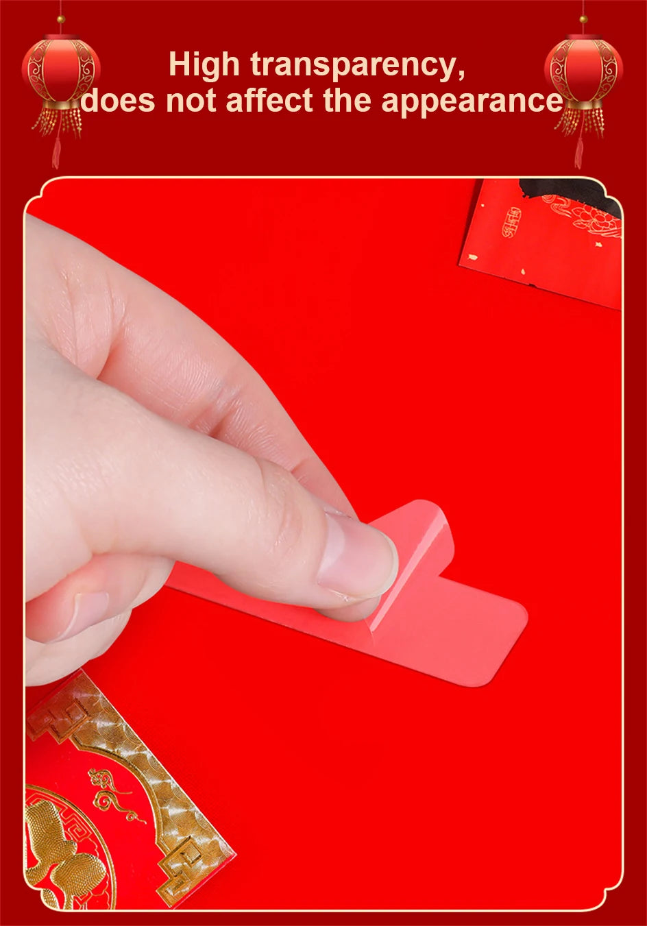 Double-Sided Adhesive Tape — 60-600PCS Reusable Transparent Wall Mount Stickers, Heavy-Duty & No-Trace