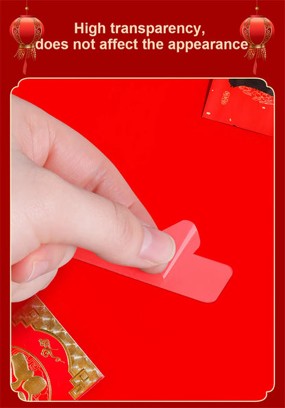 Double-Sided Adhesive Tape — 60-600PCS Reusable Transparent Wall Mount Stickers, Heavy-Duty & No-Trace