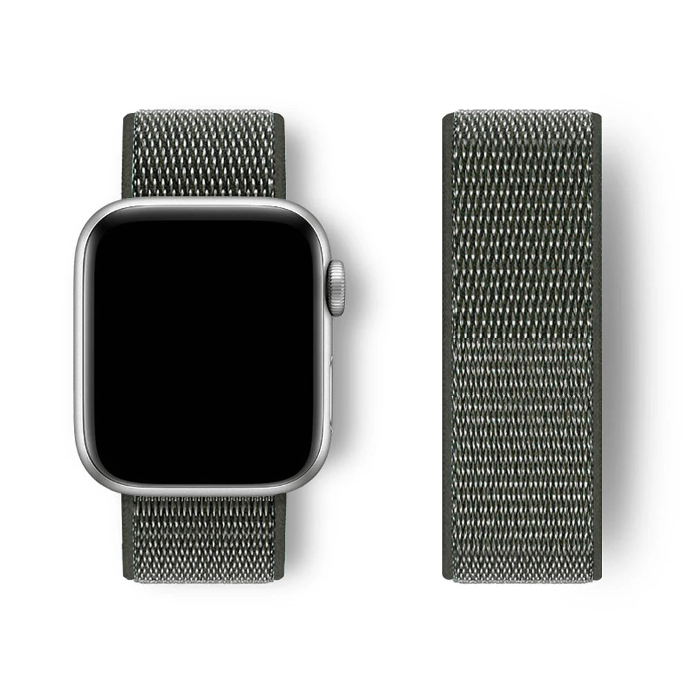 Sport Loop Strap for Apple Watch Band 40mm–49mm – Compatible with Series 3–10, SE & Ultra Adjustable Bracelet