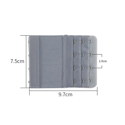 4-Row 4-Hook Bra Extender Set – Adjustable Strap Buckle for Bra Extension, Sewing Tool & Intimates Accessories