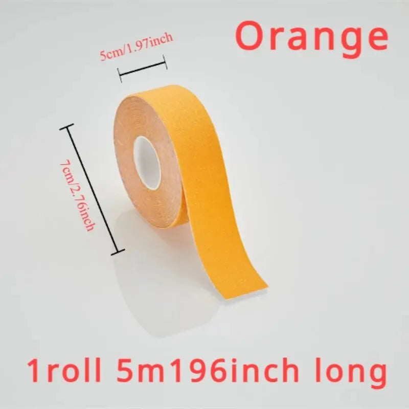 Sports Tape Muscle Patch - 5cm x 5m Lift Chest Tape, Anti-Sagging Knee & Elbow Stretch Fitness Brace