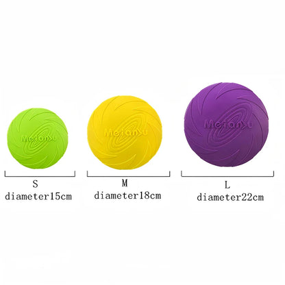 Silicone Flying Disc Toys for Dogs – Multifunctional Outdoor Puppy Training & Interactive Pet Game Supplies
