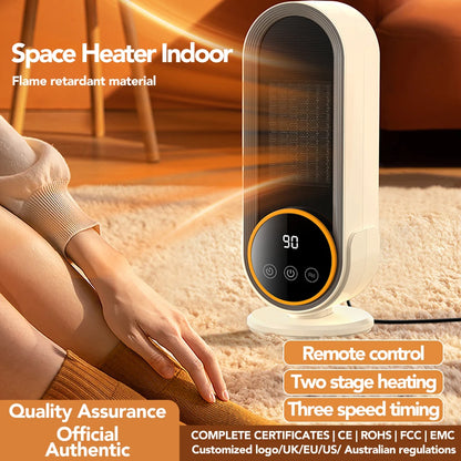 1200W Portable Electric Fan Heater – 220V Room Heater for Home, Office & Desktop Winter Warming