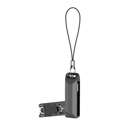 5pcs Multi-Function SIM & TF Card Storage Box with Ejector Pin & Lanyard — Anti-Lost MicroSD Holder