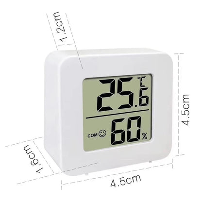 LCD Digital Thermometer Hygrometer - Indoor Temperature & Humidity Monitor Sensor Gauge for Home