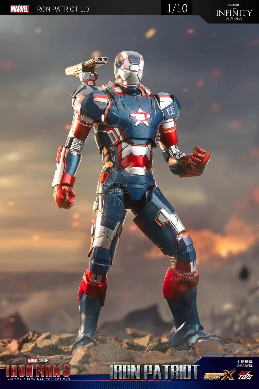 ZDTDS Iron Man & War Machine Legends Action Figures – MK37 Hammerhead, MK12, MK38 Igor, MK9 Iron Patriot Collectible Toy