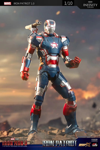 ZDTDS Iron Man & War Machine Legends Action Figures – MK37 Hammerhead, MK12, MK38 Igor, MK9 Iron Patriot Collectible Toy