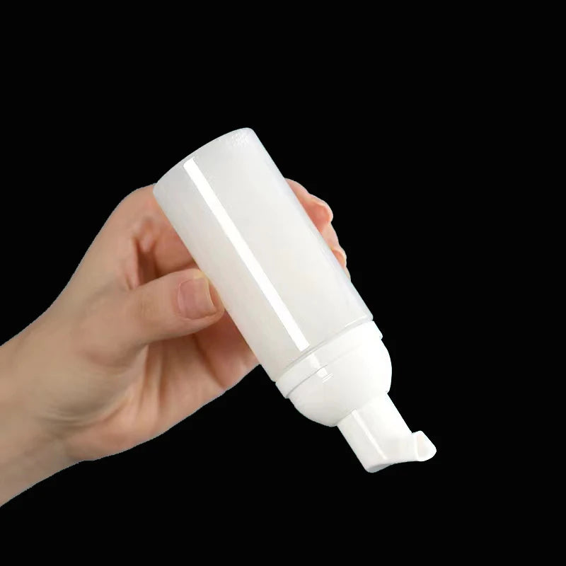 Small Foam Dispenser Pump Bottles - Mini Refillable Plastic Soap Bottles for Travel, Cleaning & Cosmetics (30/60ml)