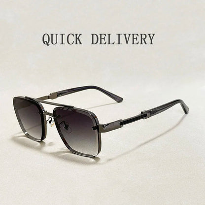 Luxury Square Sunglasses — Vintage Unisex Fashion Shades with UV Protection for Men & Women