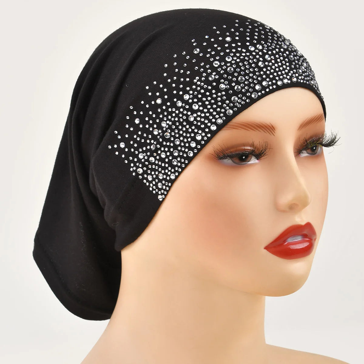 Women’s Modal Cotton Hijab Undercap - Soft Stretchy Diamond Bonnet for Muslim Headscarf & Turban Styling
