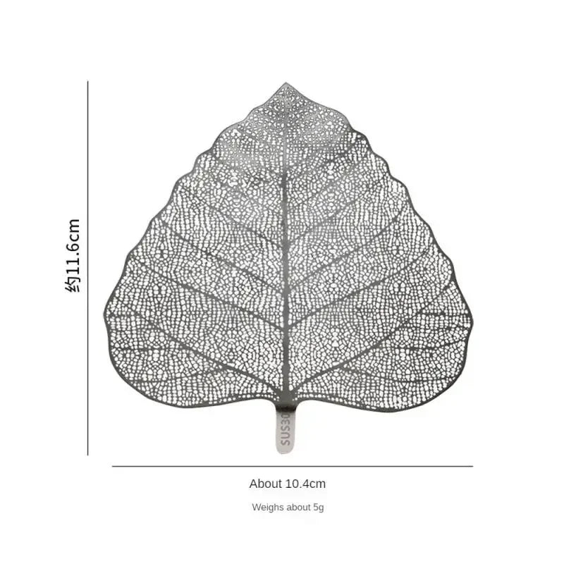 304 Stainless Steel Tea Filter – Hollow Leaf Shape Tea Strainer, KungFu Infuser, 2Pcs Ceremony Accessories