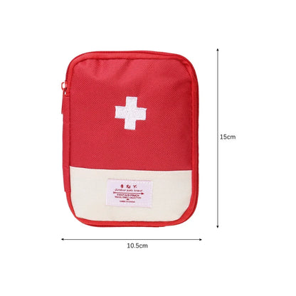 Portable Medicine Bag – Cute First Aid Kit Organizer, Medical Emergency Kit for Travel, Outdoor & Household Pill Storage