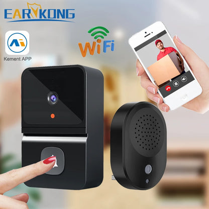 Intelligent Wireless Doorbell – Waterproof Smart Doorbell with 300m Remote Range, EU/UK/US Plug Options, Home Welcome Chime