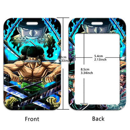 Zoro Anime Lanyard – Pirate Card Holder Neck Strap for Keys, ID, Phone, Badge, Cosplay Accessories & Gifts
