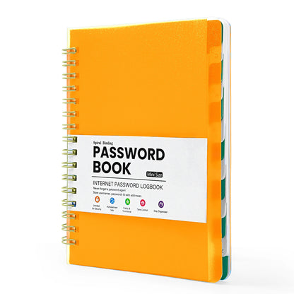 Mini A6 Password Book Notebook – Pocket-Sized Organizer, Diary & Logbook for Office, School & Personal Use