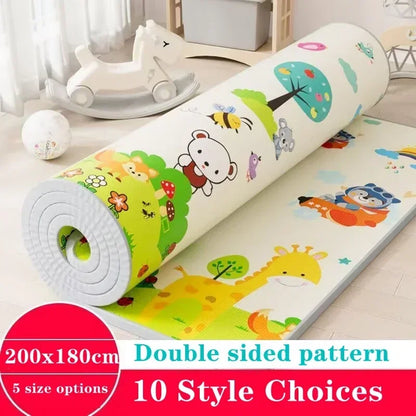 Baby Crawling Play Mat - Non-Toxic EPE Foam Safety Rug, 1cm Thickness, Two Thickness Options and Five Sizes for Kids’ Play Areas