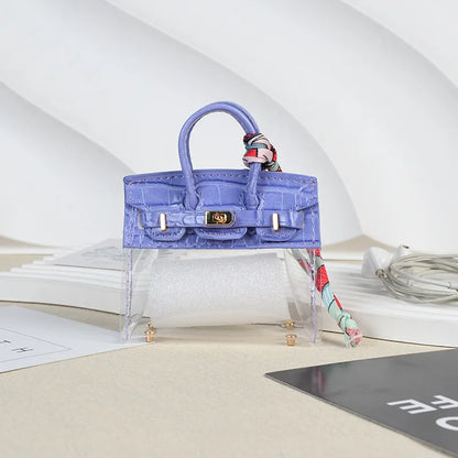 Mini Bag Keychain Pendant — Small Earphone Case & Accessory for H Family, Decorative Gift
