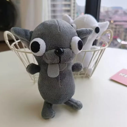 Realistic Chihuahua Plush Keychain - Cute Stuffed Puppy Pendant for Bags, Keys, and Room Decor