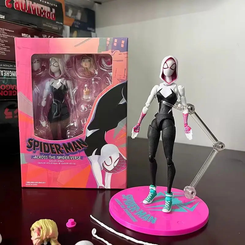 Spider-Gwen Action Figure – Gwen Stacy Model from Spider-Verse, Collectible Toy