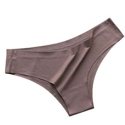 4PCS Seamless Ice Silk G-String Panties for Women – Low Waist, Soft Ultra-Thin Sexy Underwear Briefs