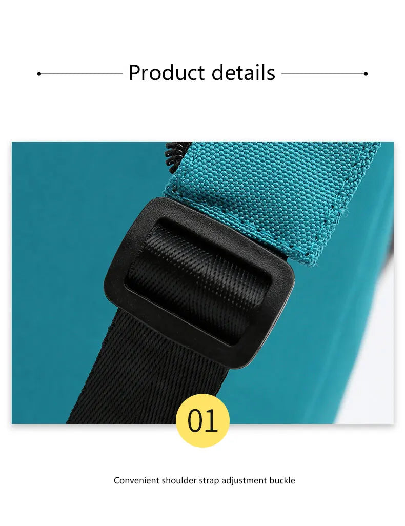 Unisex Chest Bag – Multifunctional Crossbody Backpack for One or Two Shoulder Wear