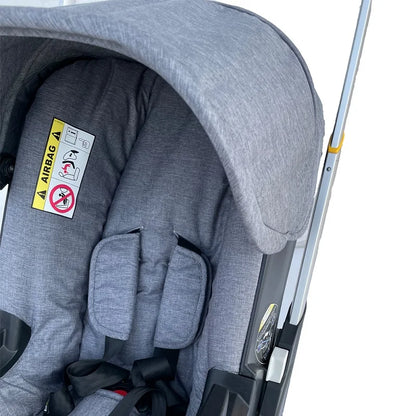 Stroller Accessories 4-in-1 Kit — Canopy, Seat Cushion, Changing Cover & Sunshade for Doona Car Seat Stroller