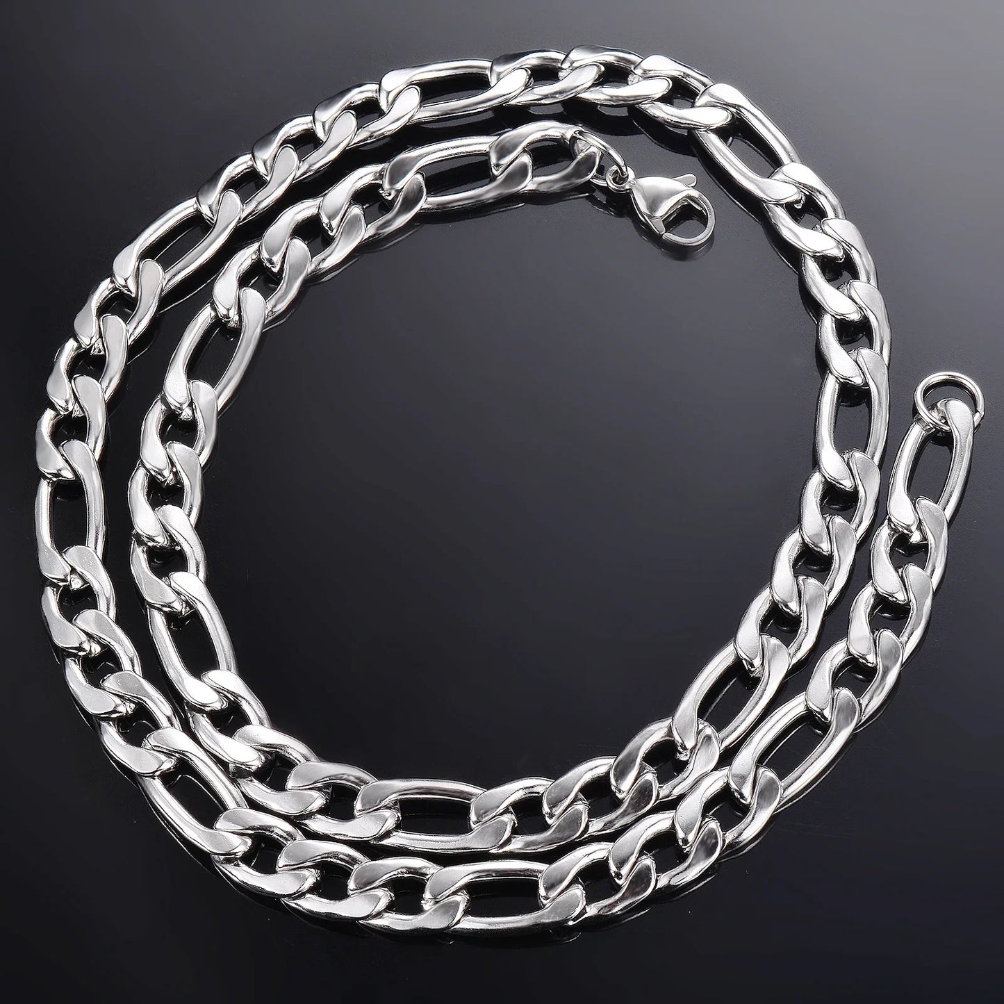 925 Sterling Silver Necklace — 2–12mm Width, 40–75cm Long Chain with Lobster Clasp for Men & Women, Engagement Jewelry