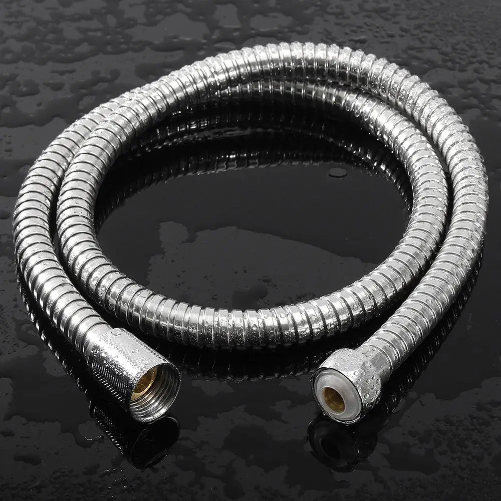 Flexible Stainless Steel Shower Hose – 1-3m Bathroom Plumbing Pipe for Shower Head, Bath Accessories