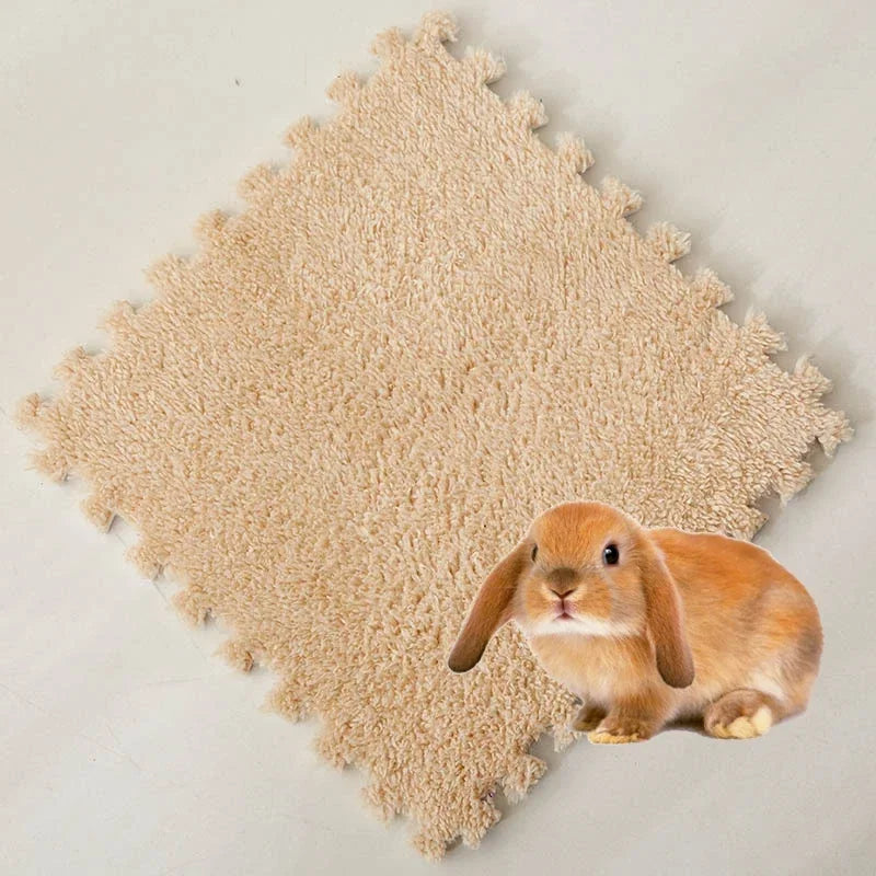 4/10PCS Waterproof Cage Liners – Anti-Slip Absorbent Bedding Mats for Rabbits, Guinea Pigs & Small Pets
