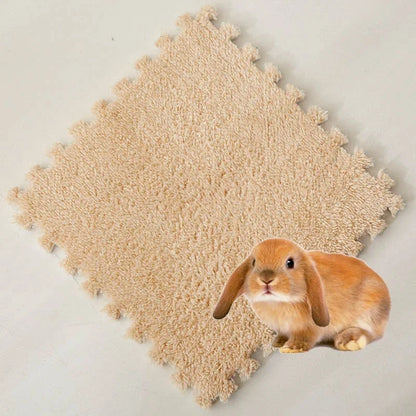 4/10PCS Waterproof Cage Liners – Anti-Slip Absorbent Bedding Mats for Rabbits, Guinea Pigs & Small Pets