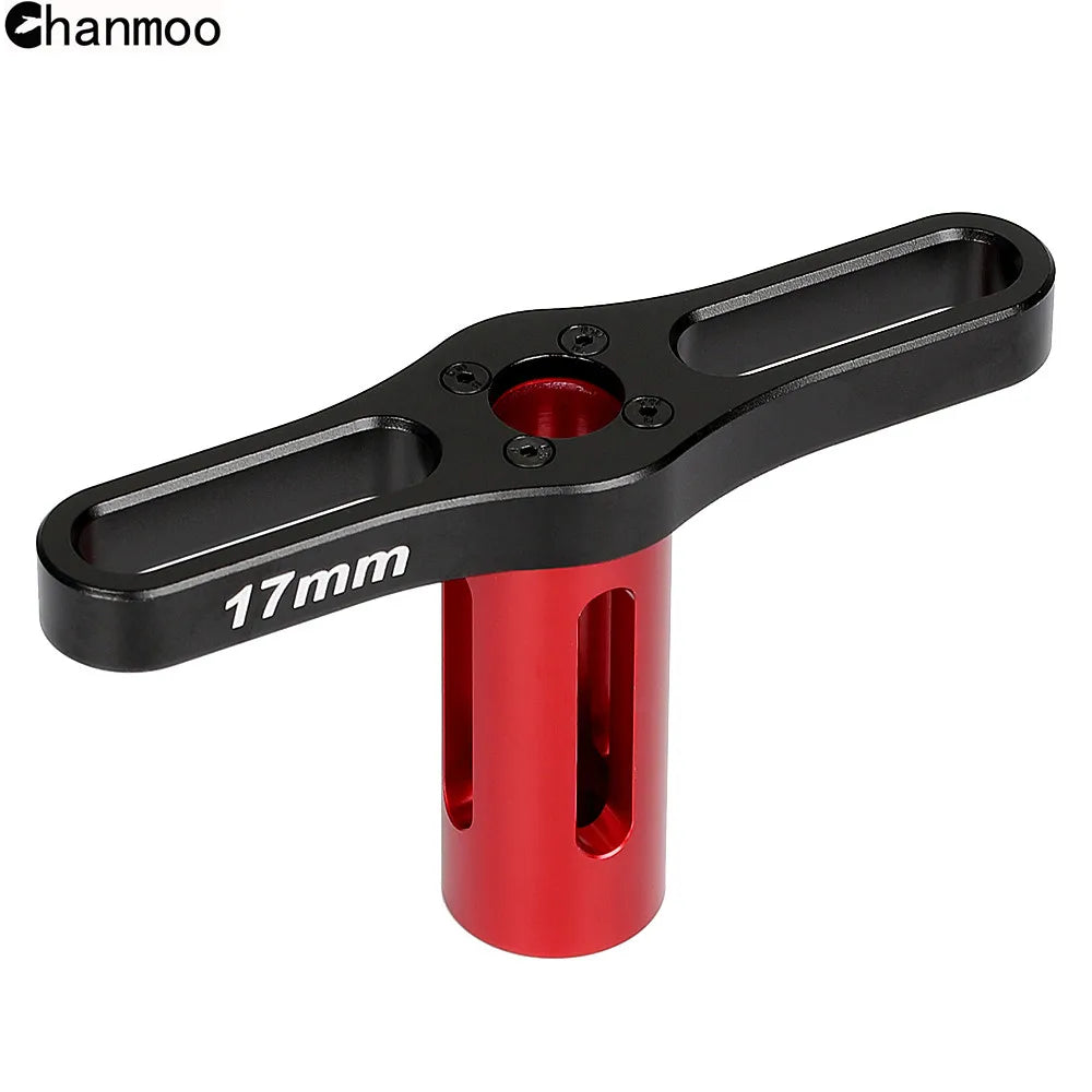 Universal 17mm Hex Nut Sleeve Wrench — Metal Coupler Tool Kit for 1/8 RC Car, Truck, Monster Truck X-Maxx & SUMMIT Parts