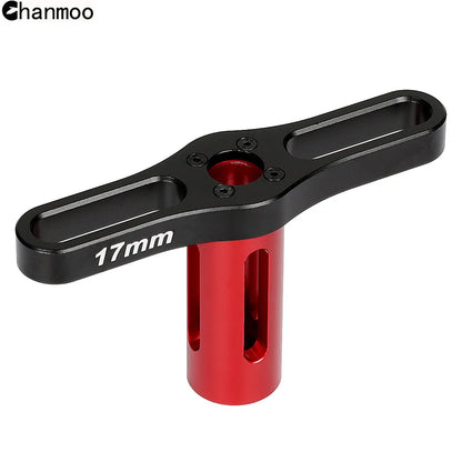 Universal 17mm Hex Nut Sleeve Wrench — Metal Coupler Tool Kit for 1/8 RC Car, Truck, Monster Truck X-Maxx & SUMMIT Parts