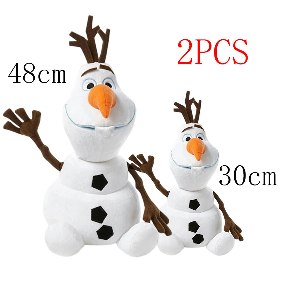 30-50 CM Frozen Anna Elsa Dolls Plush Snow Queen Princess Toy - Soft Stuffed Frozen Toys for Kids, Birthday & Christmas Gift