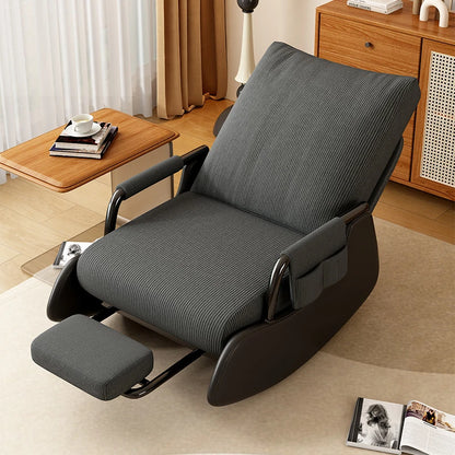 Ergonomic Adjustable Rocking Recliner Chair - Lazy Lounge Seat for Living Room & Balcony