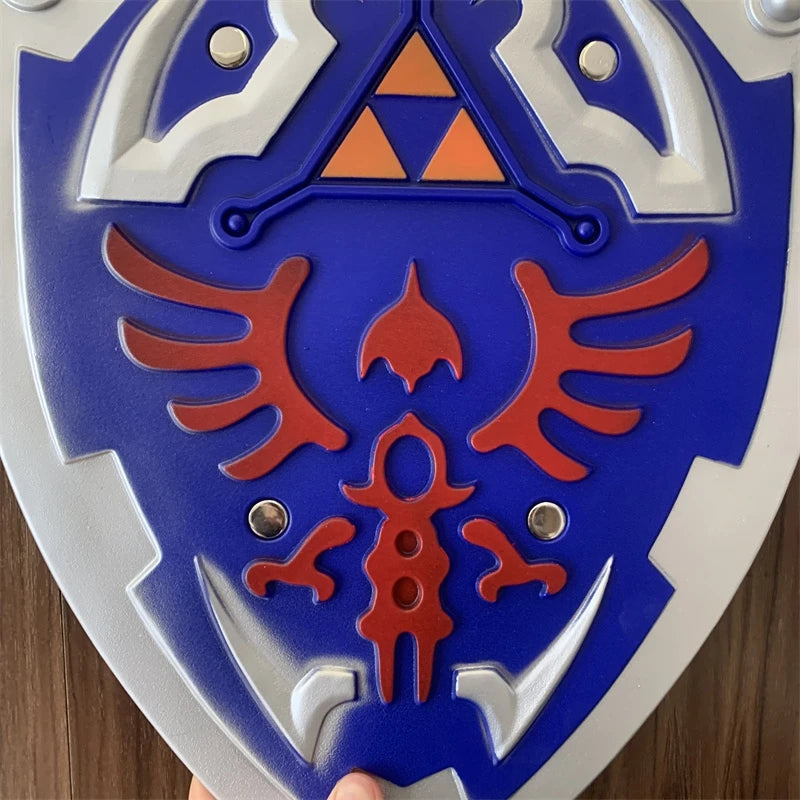 1:1 Skyward Sword Shield Cosplay Weapon – Soft Rubber Link Role-Play Toy for Kids Gift