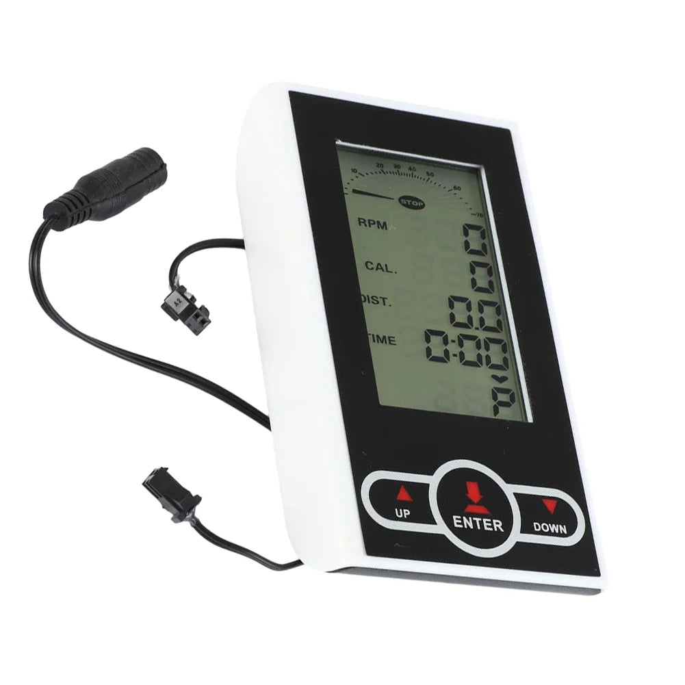 Exercise Bike Monitor Speedometer – Stationary Bike Elliptical Trainer Display, Computer Display Counters & Speed Parts