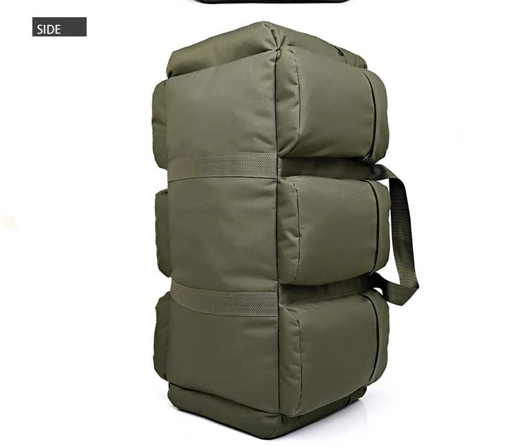 100L Large Travel Backpack & Camping Bag - Tactical Hiking, Trekking & Carry-On Duffel for Men