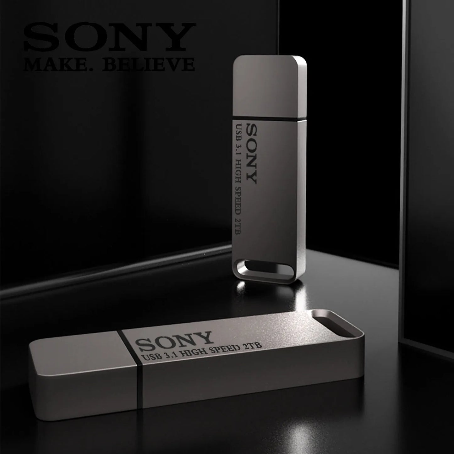 SONY High-Speed PenDrive – 2TB, 1TB, 512GB, 256GB USB Flash Drive for Xiaomi Phones, Portable Metal USB Stick