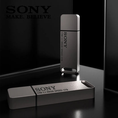 SONY High-Speed PenDrive – 2TB, 1TB, 512GB, 256GB USB Flash Drive for Xiaomi Phones, Portable Metal USB Stick