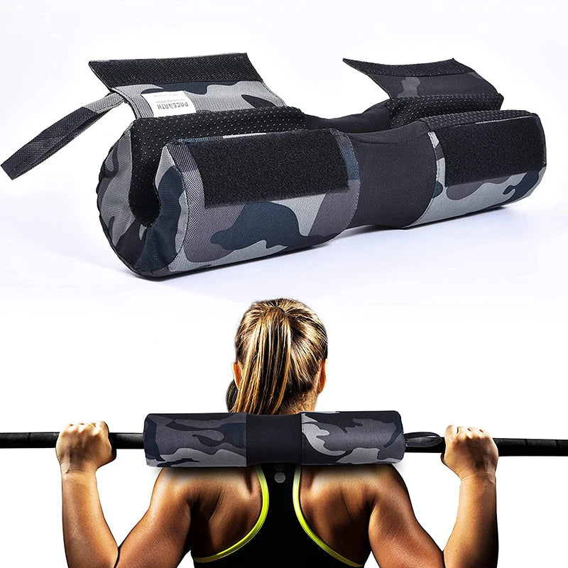 Barbell Squat & Hip Thrust Shoulder Pad | Foam Weight Lifting Cover for Men & Women, Gym Fitness Training Equipment